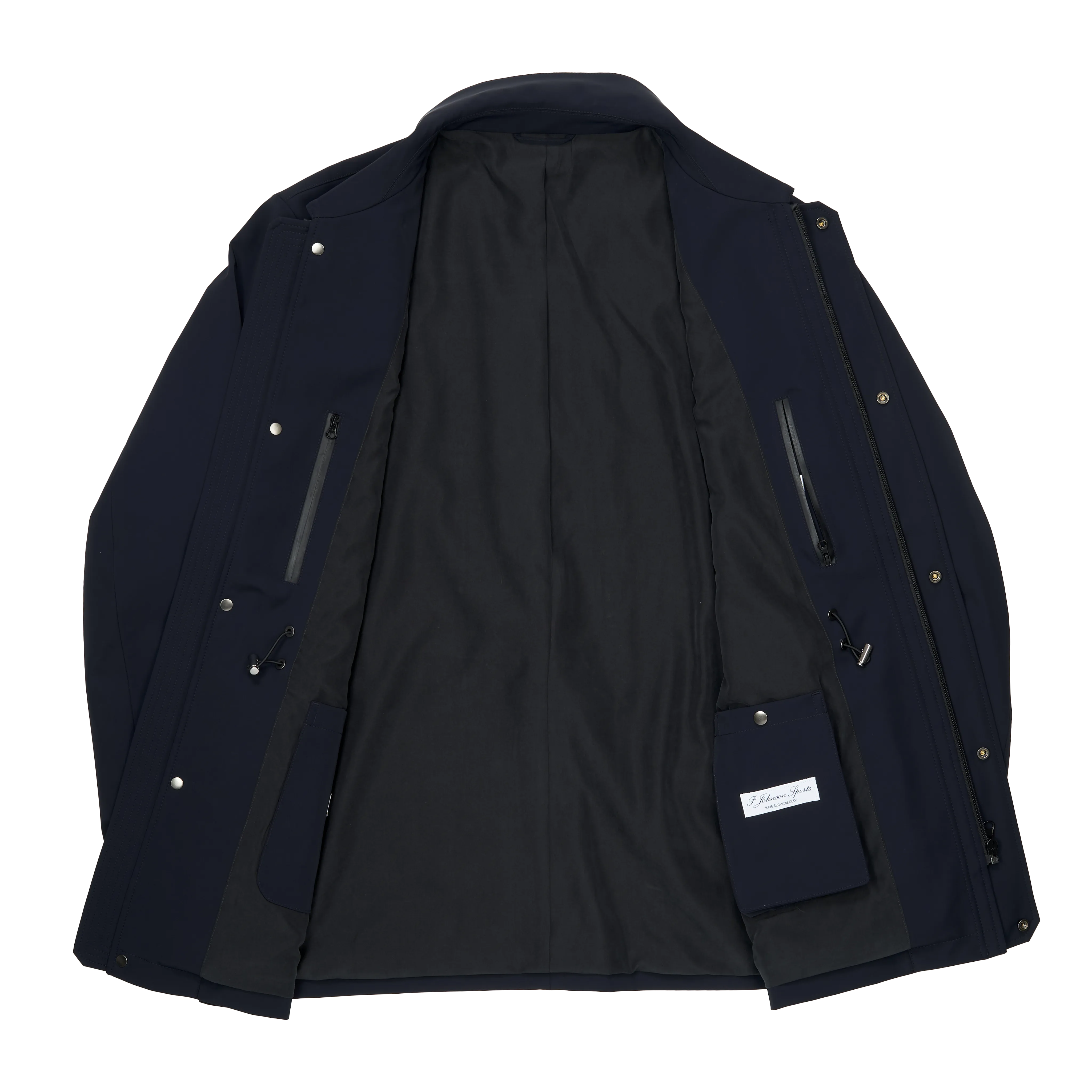 P. Johnson Technical Field Jacket in Navy Weatherproof