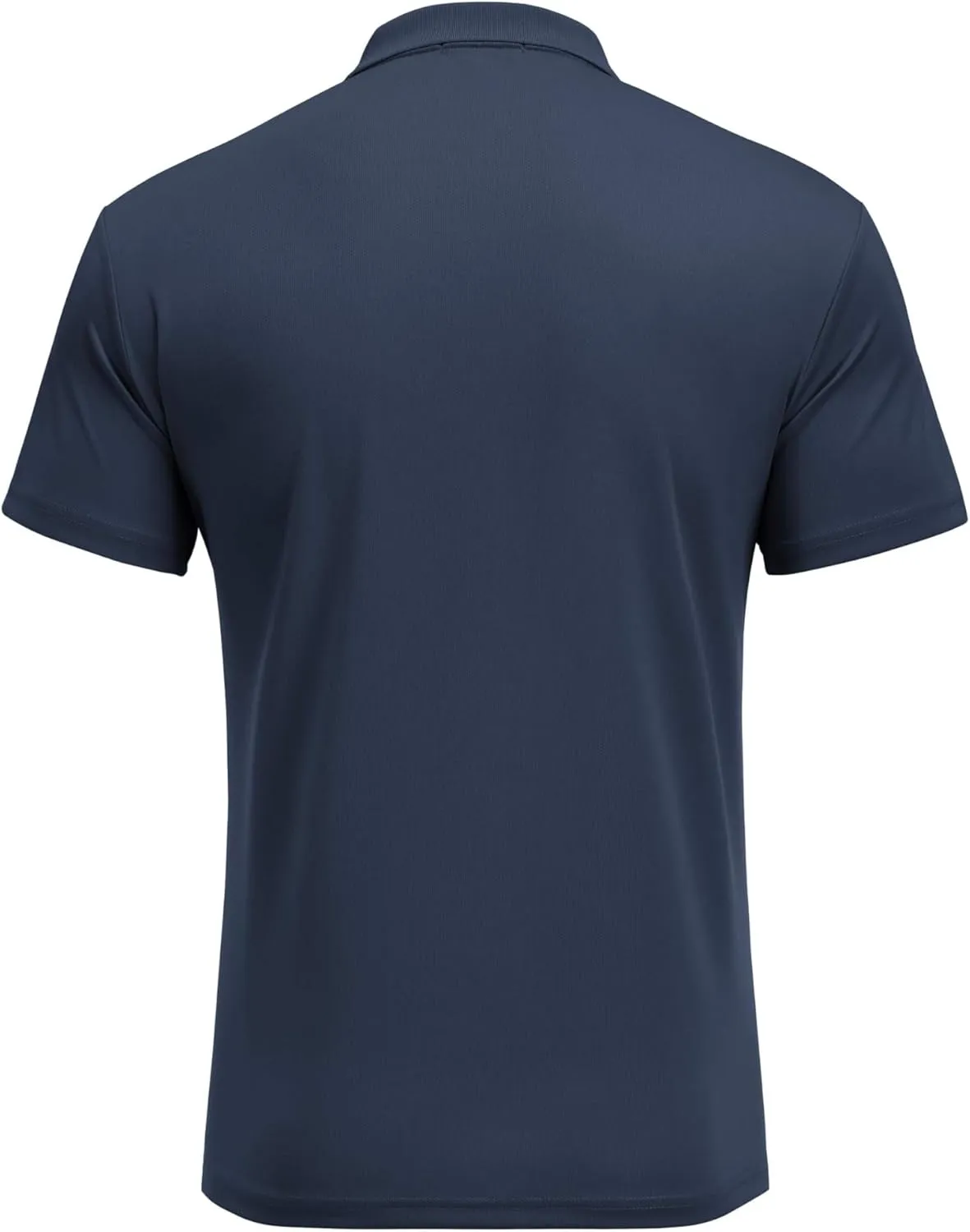 PINSPARK Golf Polo Shirts for Men Quick Dry Short Sleeve Collared Shirt Slim Fit Casual Solid Stylish Polos Shirt