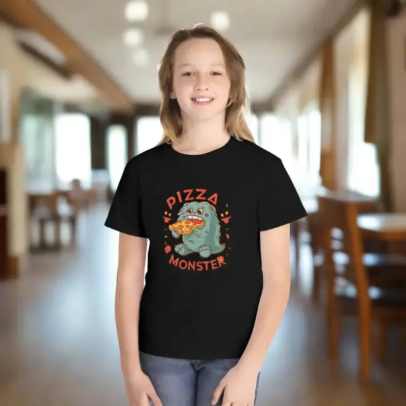 Pizza Monster Classic Fit Tee Combed Ring Spun Cotton