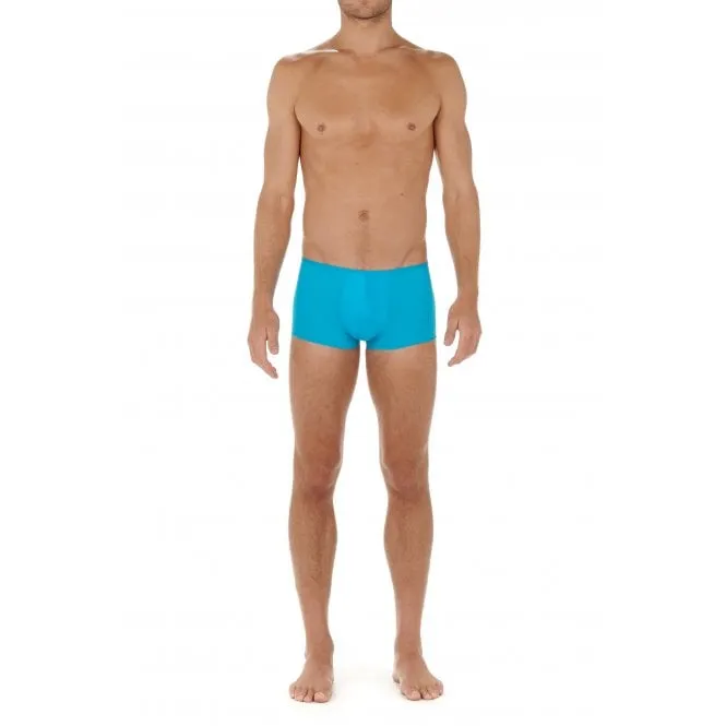 Plume Boxer Trunk, Turquoise