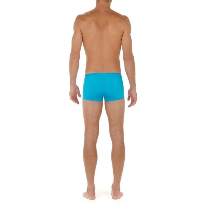 Plume Boxer Trunk, Turquoise