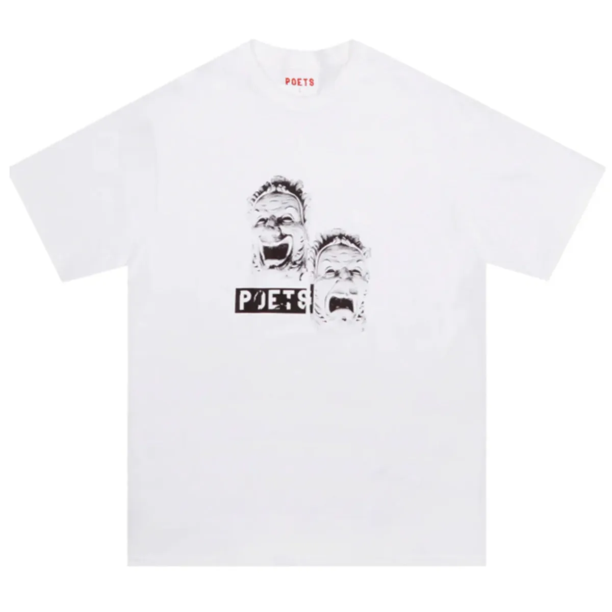 Poets - Drama Tee White