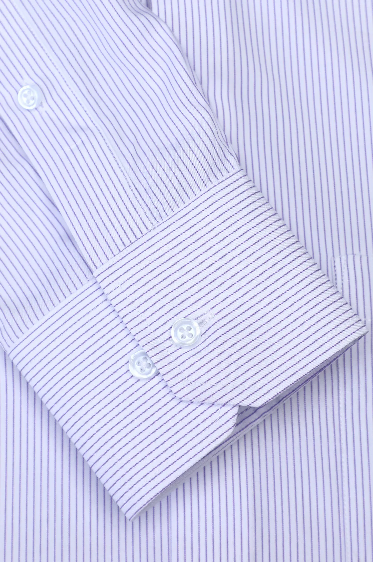 Purple Hairline Stripe Formal Shirt