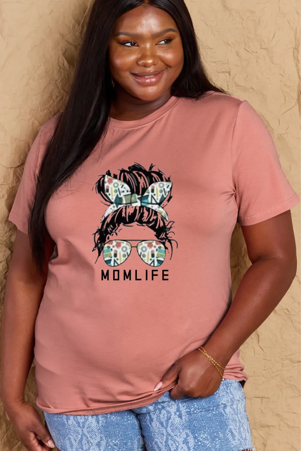 "Mom Life" Graphic T-Shirt - Casual Style | 100% Cotton