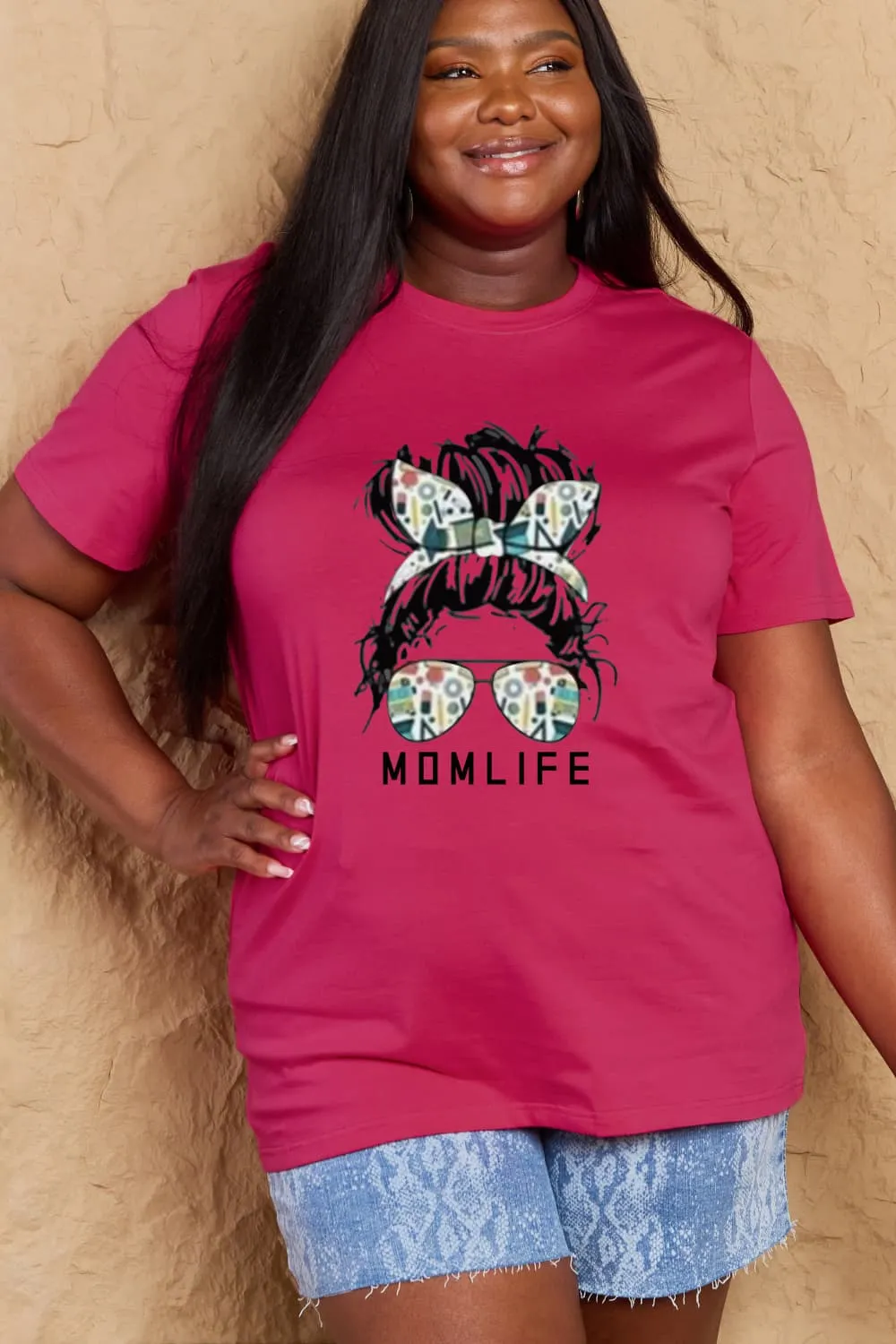 "Mom Life" Graphic T-Shirt - Casual Style | 100% Cotton