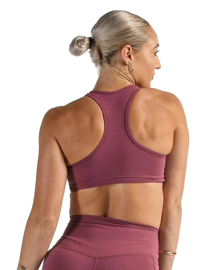 Racer Crop Merlot