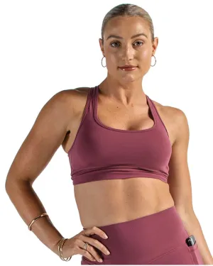 Racer Crop Merlot