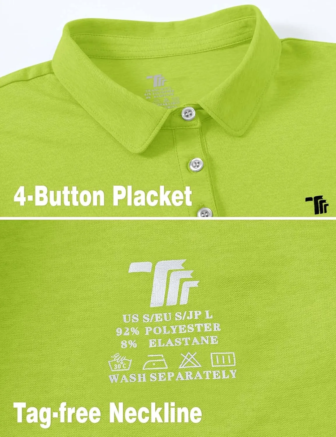Rdruko Women's Golf Polo Shirts Short Sleeve Dry Fit Moisture Wicking Tennis Sports Casual Collared T Shirts