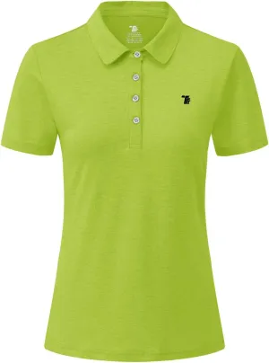 Rdruko Women's Golf Polo Shirts Short Sleeve Dry Fit Moisture Wicking Tennis Sports Casual Collared T Shirts