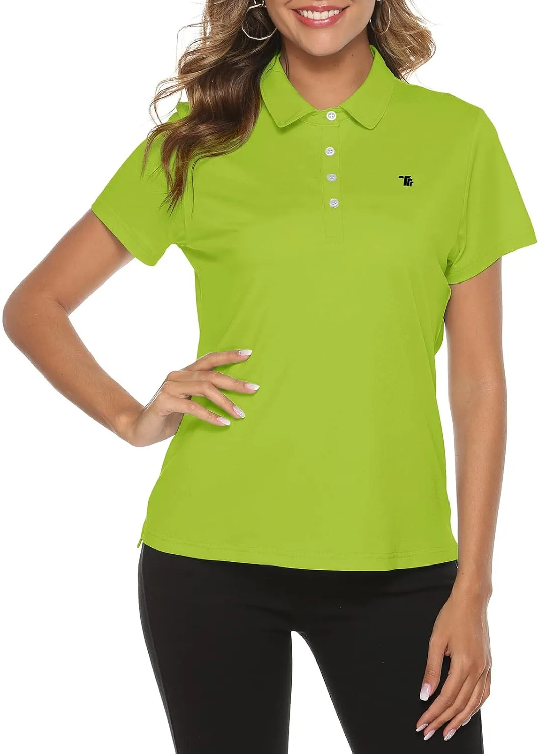 Rdruko Women's Golf Polo Shirts Short Sleeve Dry Fit Moisture Wicking Tennis Sports Casual Collared T Shirts