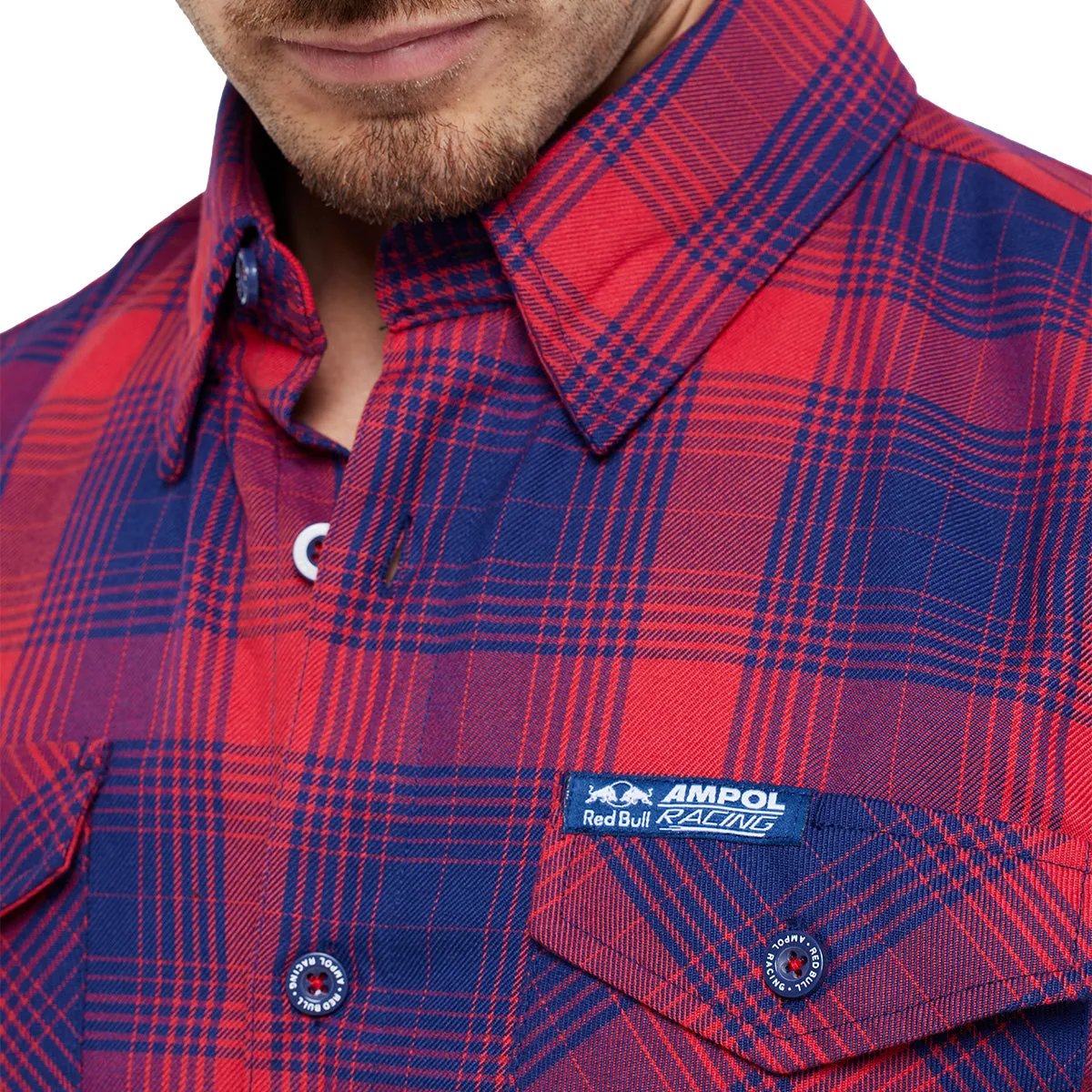 Red Bull Ampol Racing Team Dixxon Men's Flannel Shirt