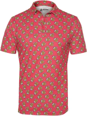 Royal & Awesome Golf Shirts for Men, Golf Polos for Men, Crazy and Funny Shirts for Men's, Bright, Colorful Design