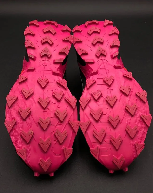 Salomon Women's Alphacross 4 W 417254 White Black Pink Athletic Shoes - Size 9