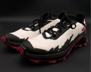 Salomon Women's Alphacross 4 W 417254 White Black Pink Athletic Shoes - Size 9