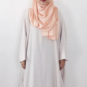 Satin Crepe : Peach