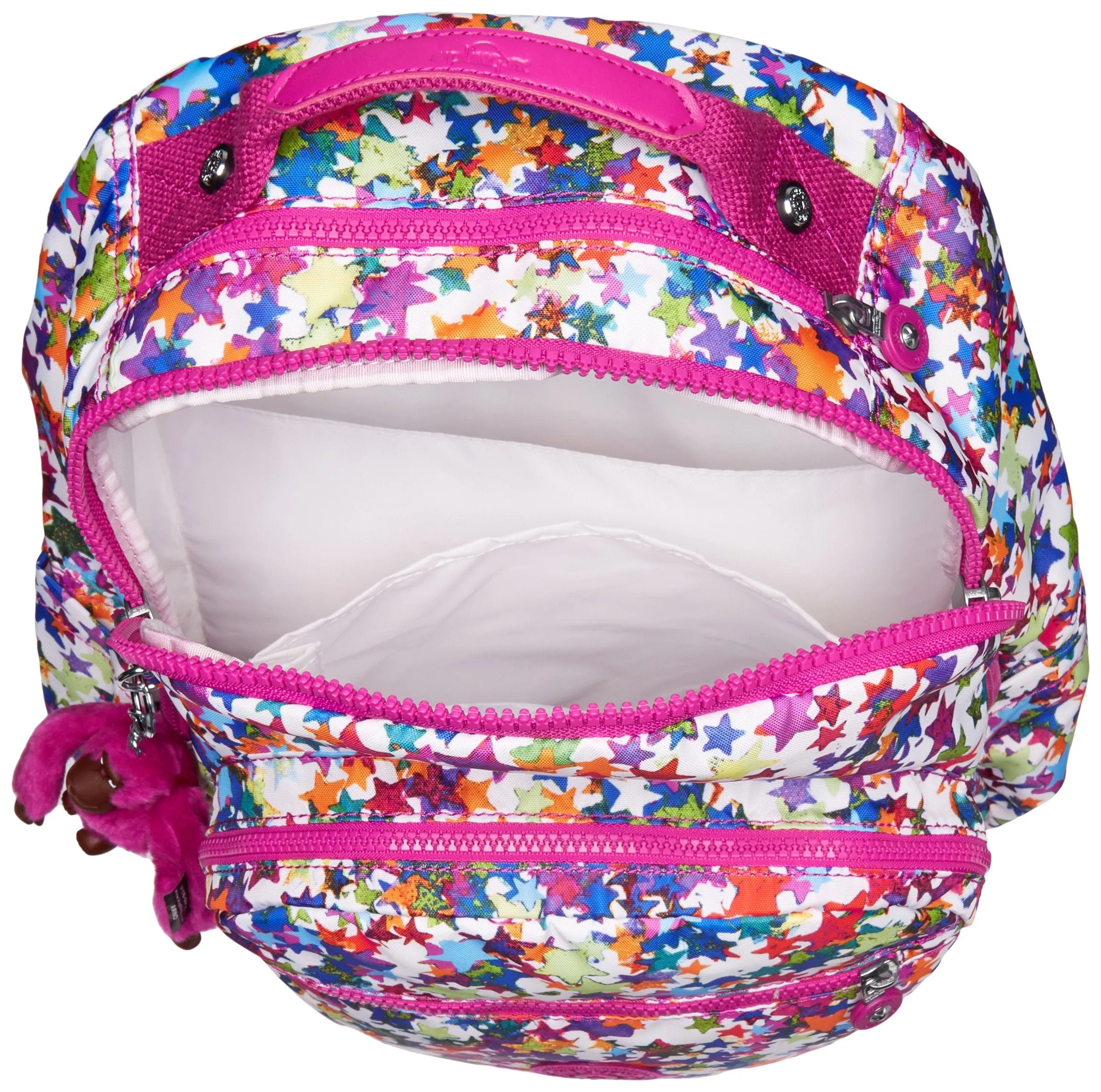 Seoul L Solid Laptop Backpack, Kaleidoscope Block