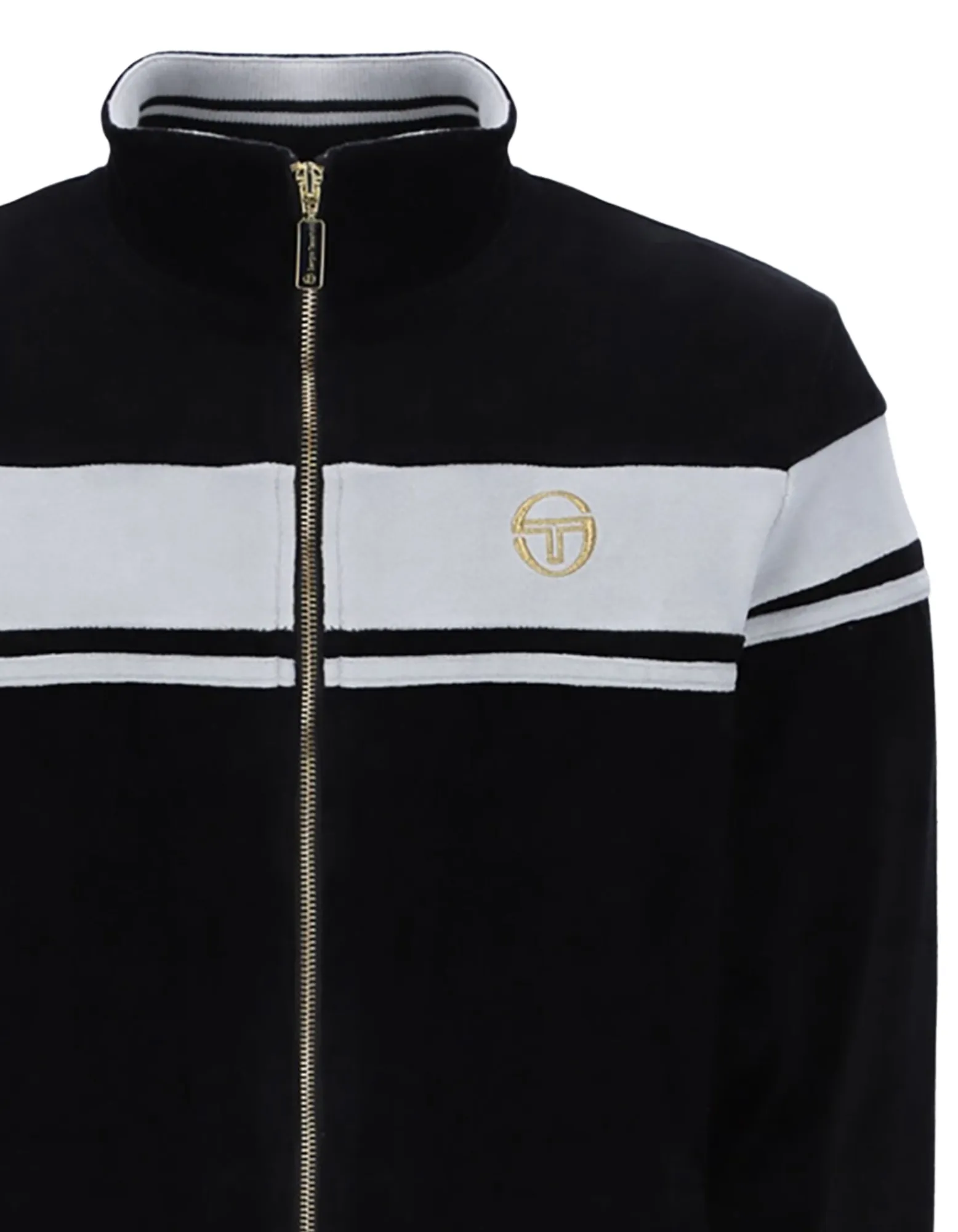 Sergio Tacchini Damarindo Track Top in Black
