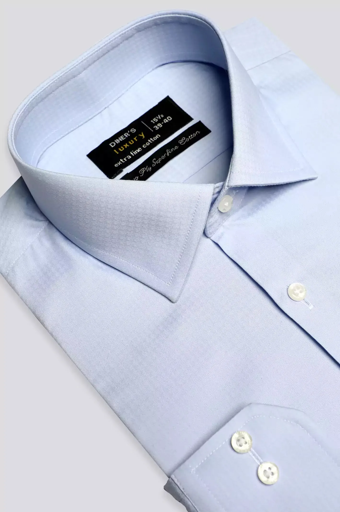 Sky Blue Self Dobby Formal Shirt