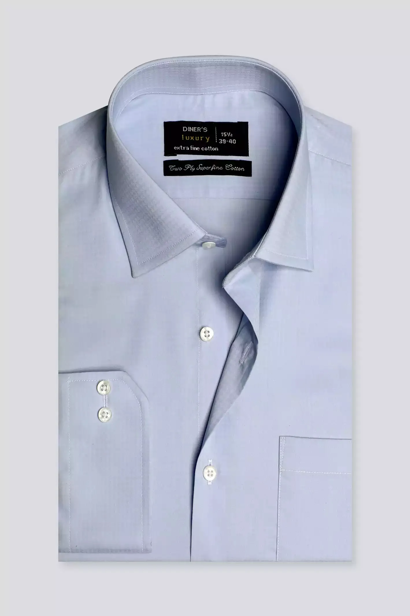 Sky Blue Self Dobby Formal Shirt