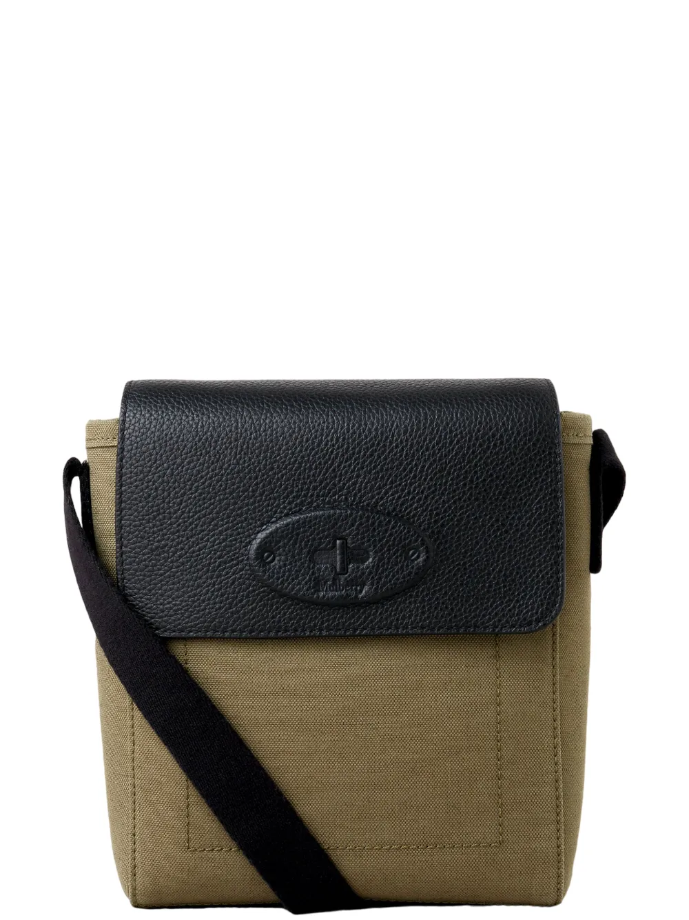 Skye Crossbody Olive & Black Canvas & Small Classic Grain