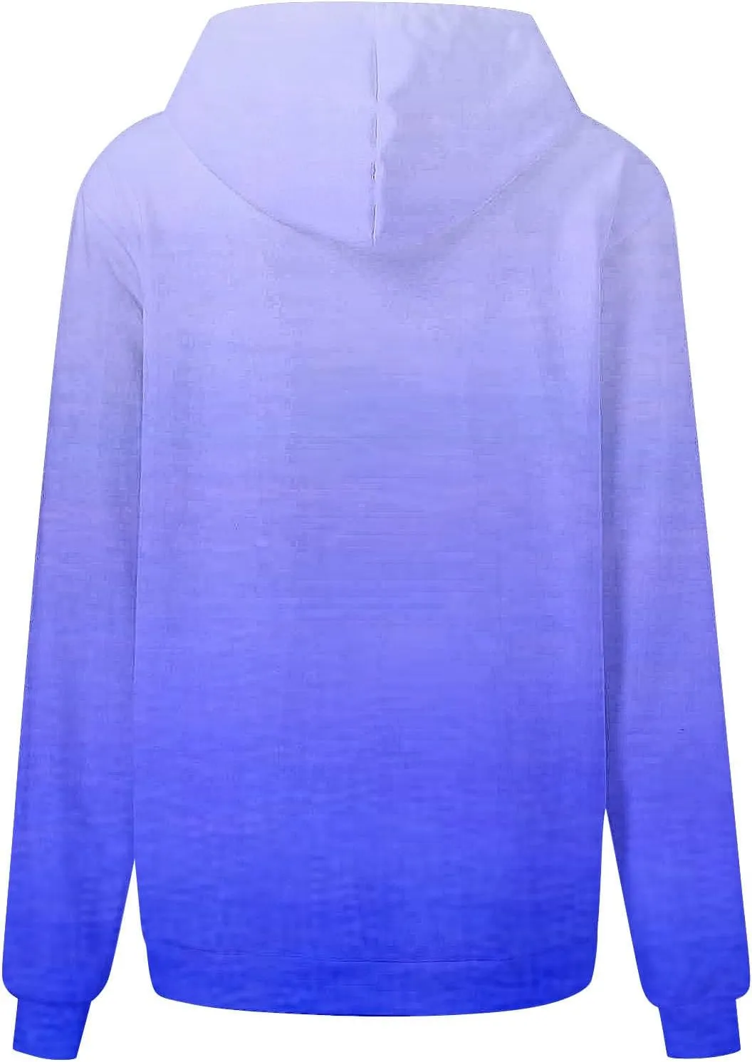 SMIDOW Oversized Hoodies For Women Trendy 2024 Gradient Plus Size Pullover Tops Teen Girls Fall Outfits Hooded Sweatshirt