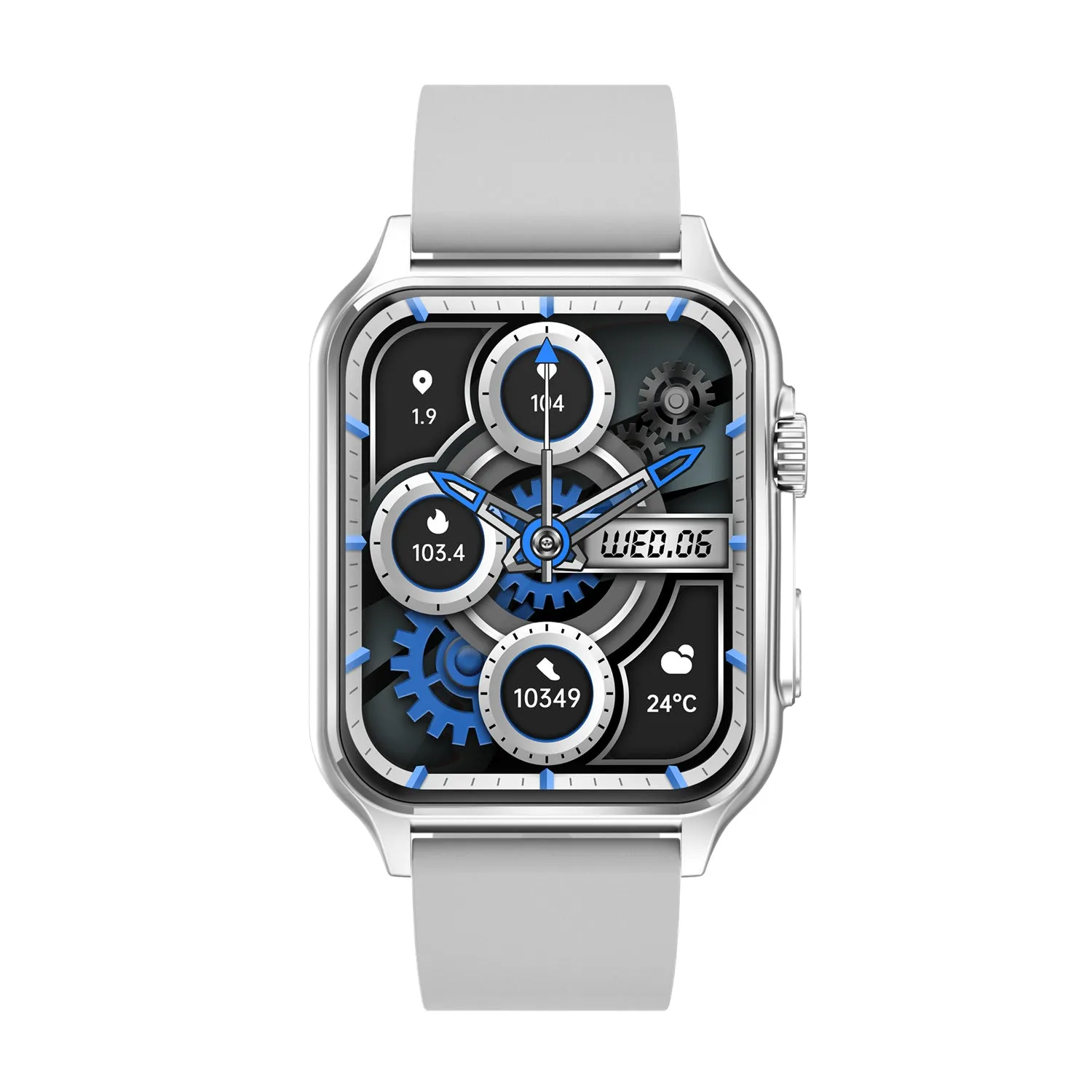 Social multi-functional black Tech smartwatch W29KT864