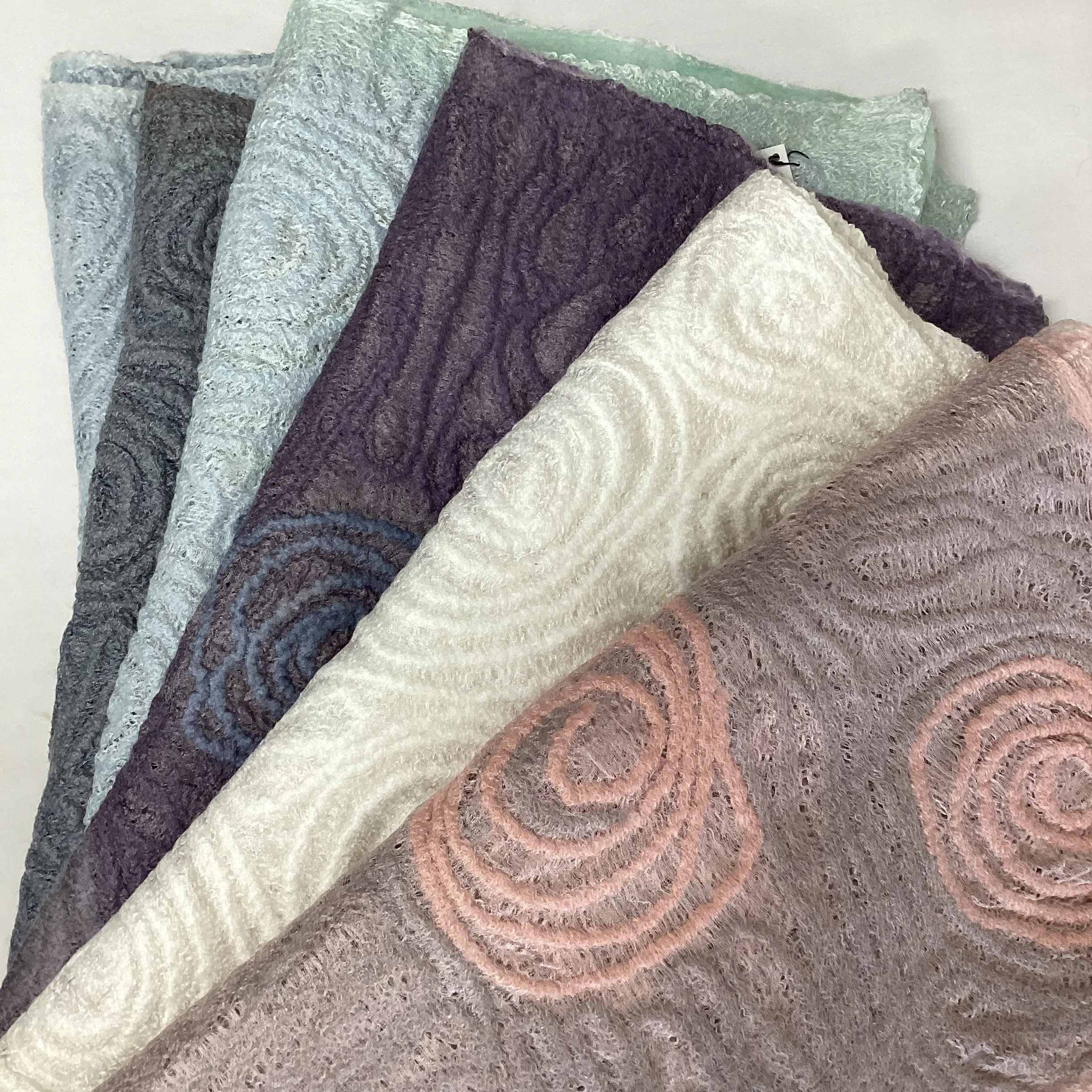 Spiral Shawl - Rose