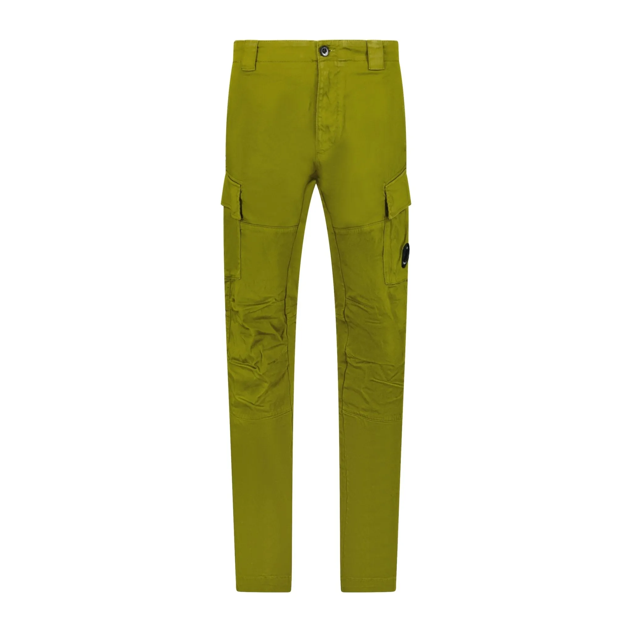 Stretch Sateen Cargo Pants Green