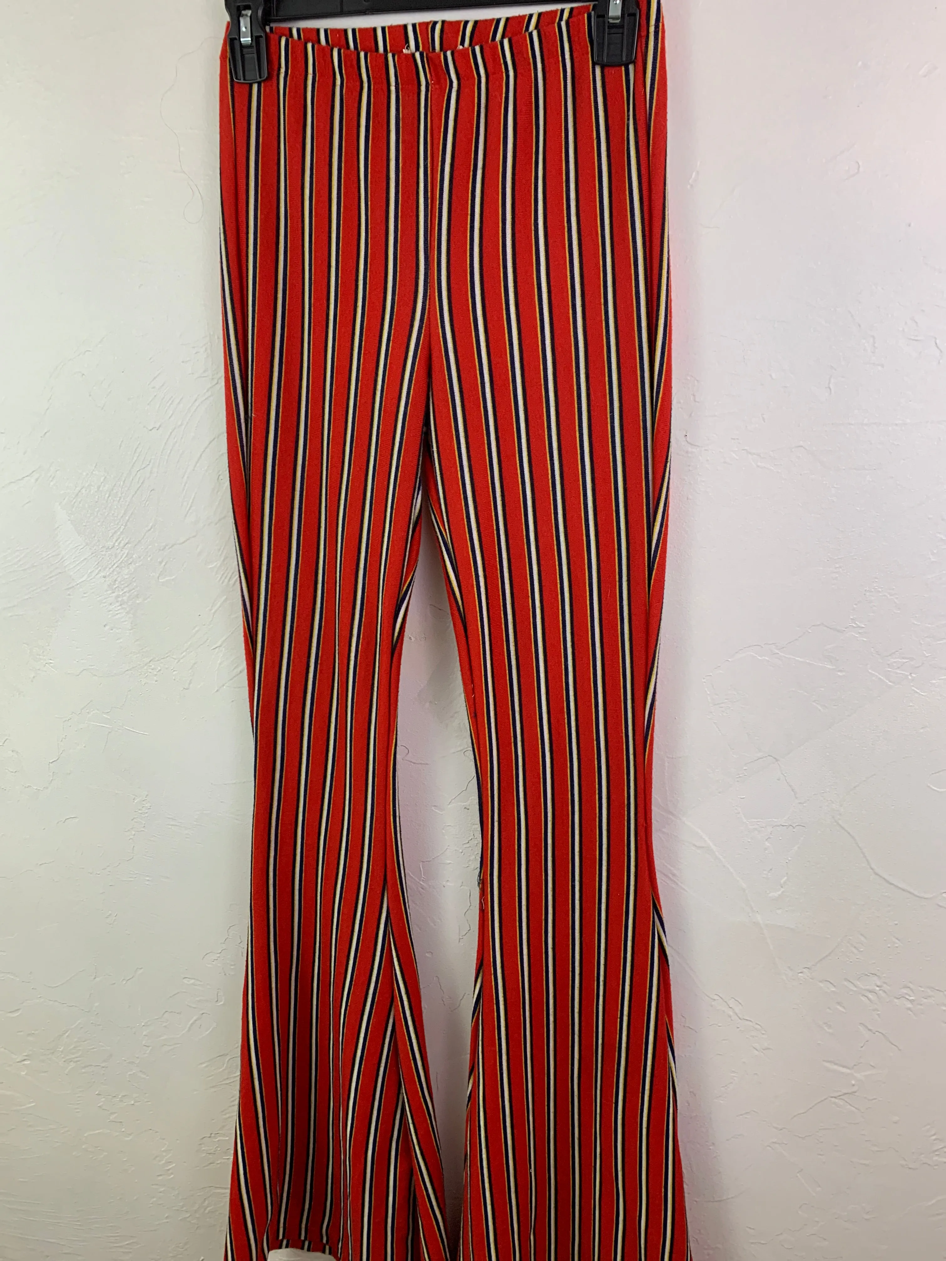 Stripped stretch flair jeans