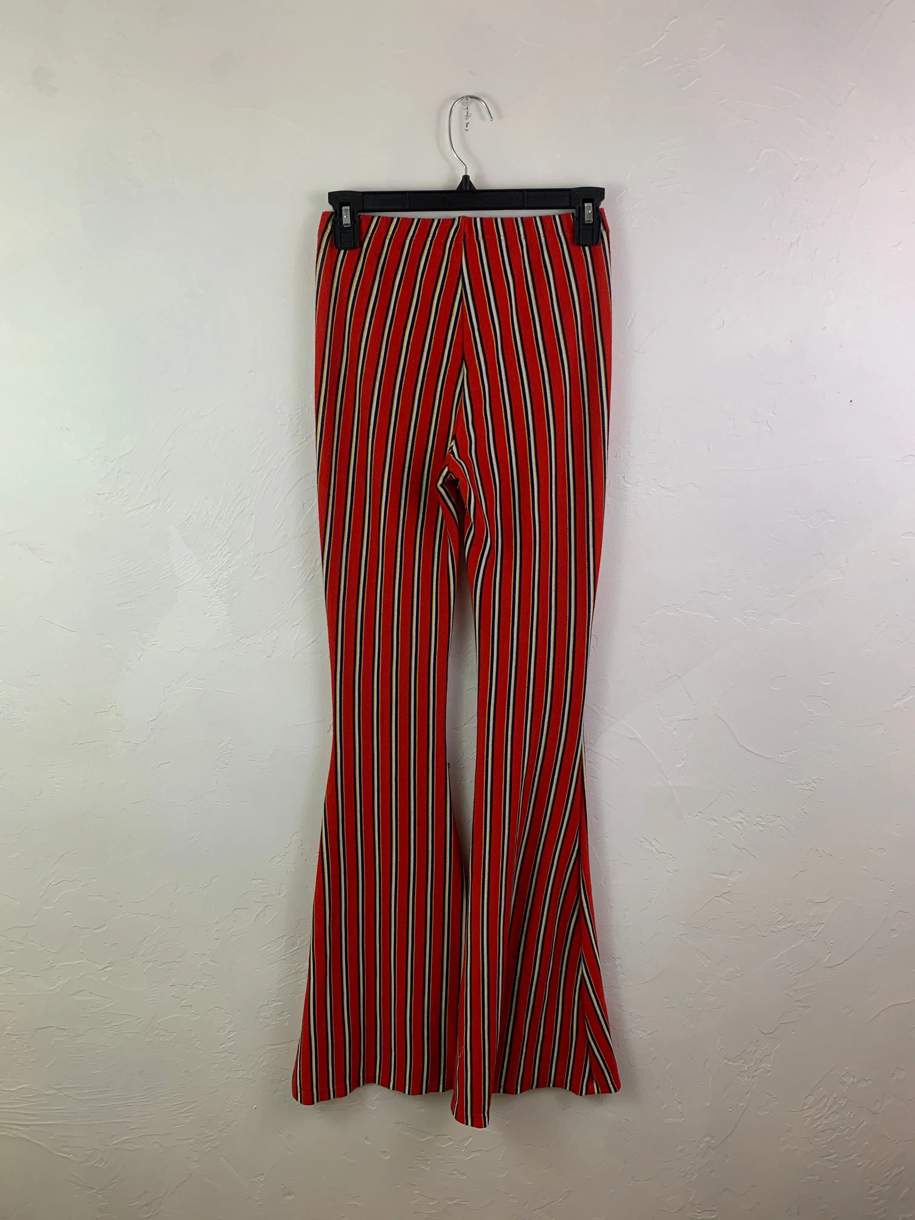 Stripped stretch flair jeans