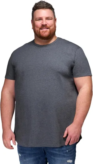 STRONGSIZE Men's Big and Tall Shirts  Stretch T-Shirt for Casual Wear (Available in Longer and Regular Length)