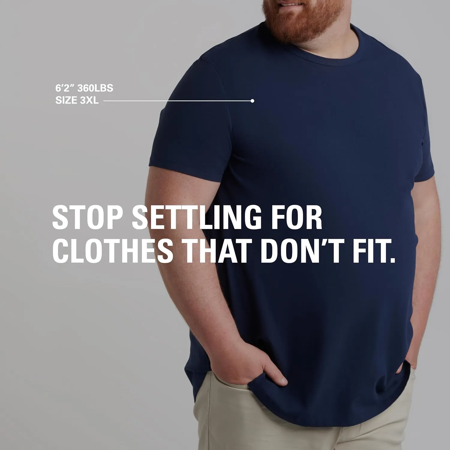 STRONGSIZE Men's Big and Tall Shirts  Stretch T-Shirt for Casual Wear (Available in Longer and Regular Length)
