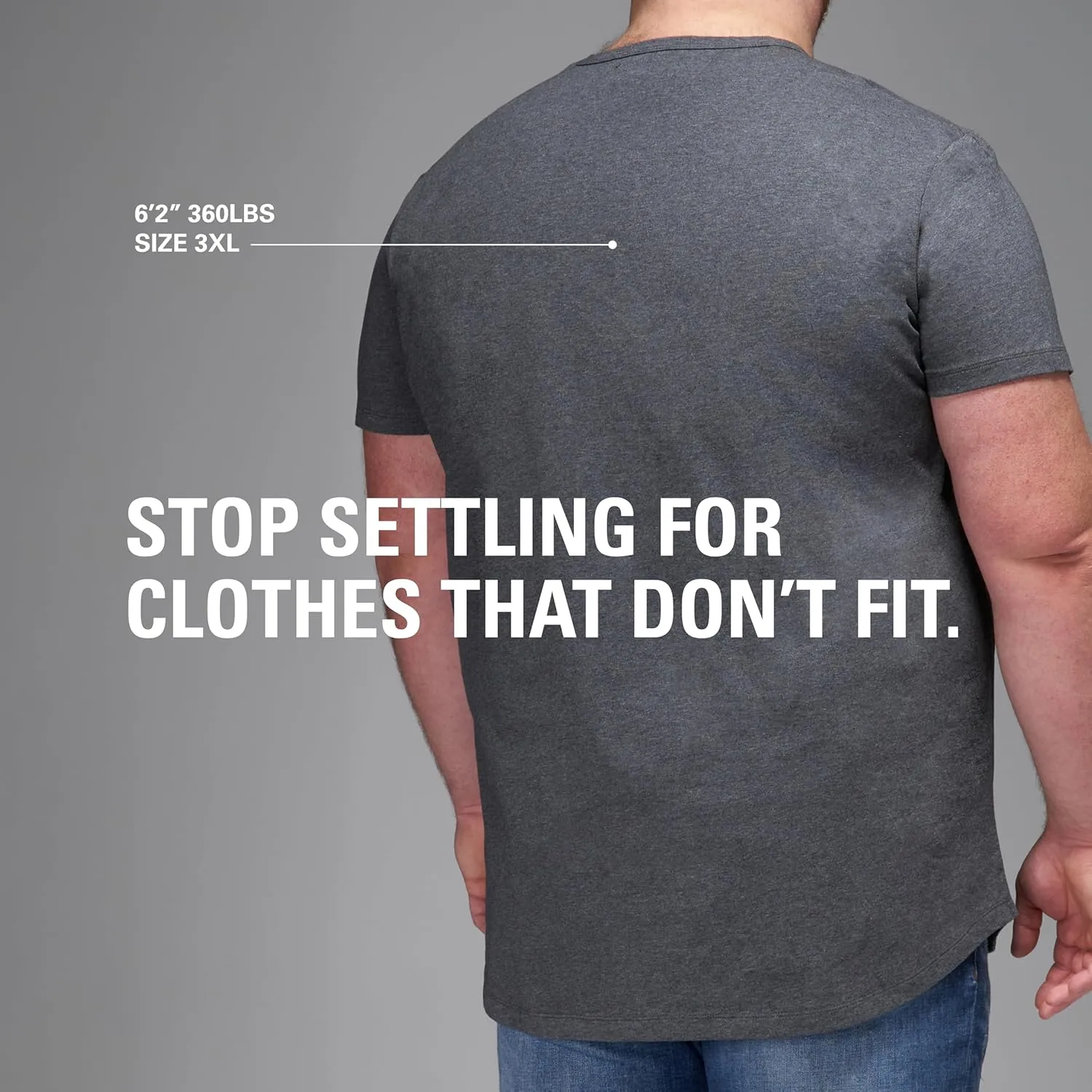 STRONGSIZE Men's Big and Tall Shirts  Stretch T-Shirt for Casual Wear (Available in Longer and Regular Length)