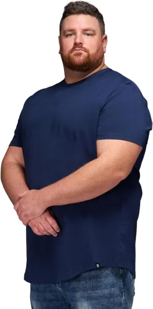 STRONGSIZE Men's Big and Tall Shirts  Stretch T-Shirt for Casual Wear (Available in Longer and Regular Length)