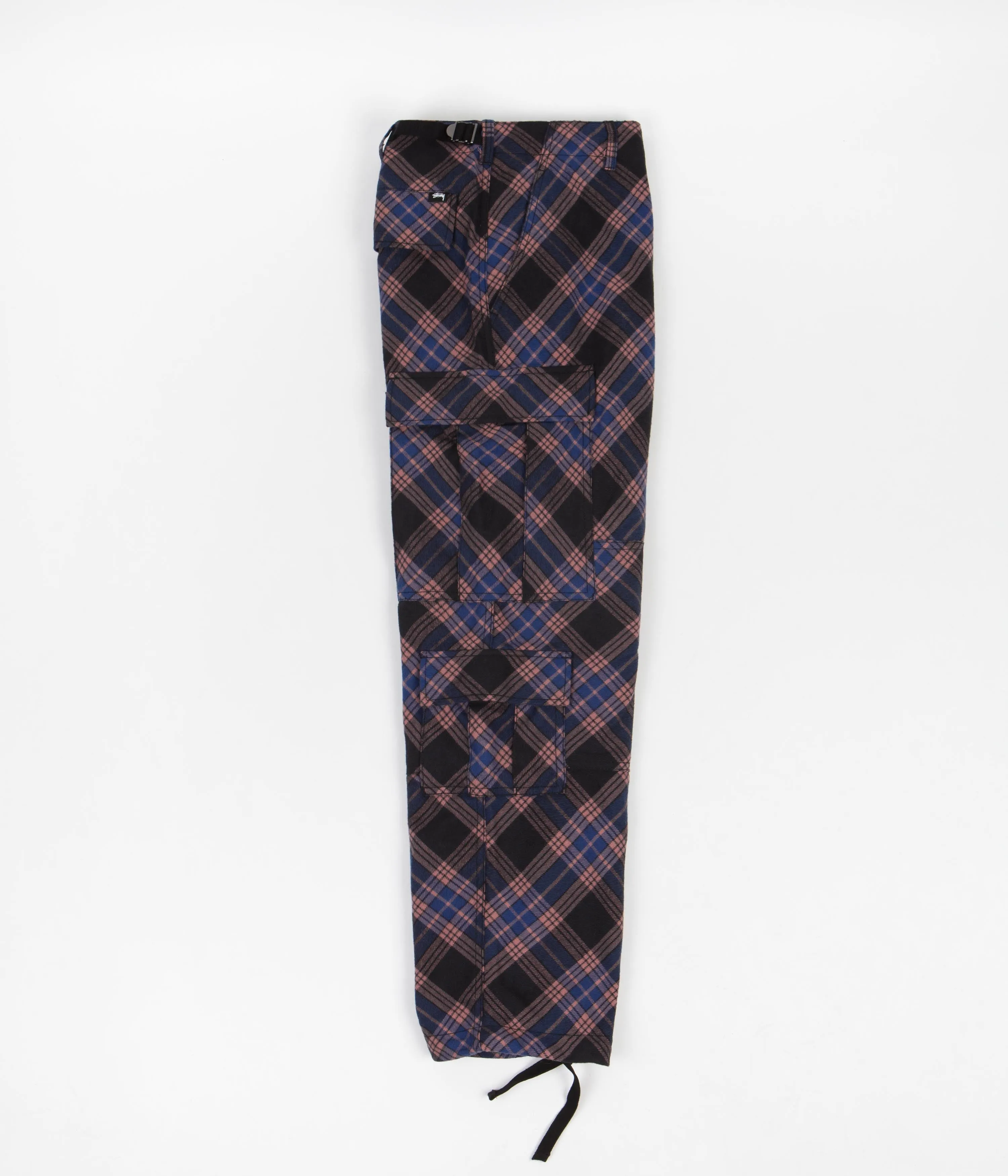 Stussy Bias Surplus Cargo Pants - Plaid