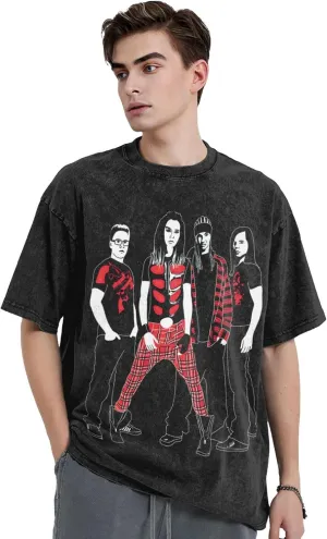 T Shirts for Men Oversized Loose Fit Tshirt Heavy Cotton Washed Vintage Tee Unisex