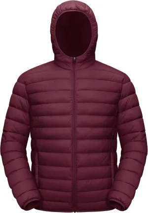 TACVASEN Men's Hooded Puffer Water-Repellent Down Alternative Jacket Insulated Lightweight Windbreaker Quilted Coat