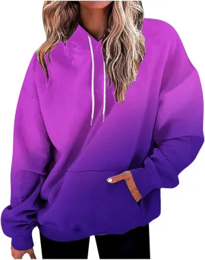 TANGNADE Women's Oversized Hoodies Casual Pullover Sweatshirt Fall Fashion 2024 Winter Outfits Trendy Teens Preppy Clothes
