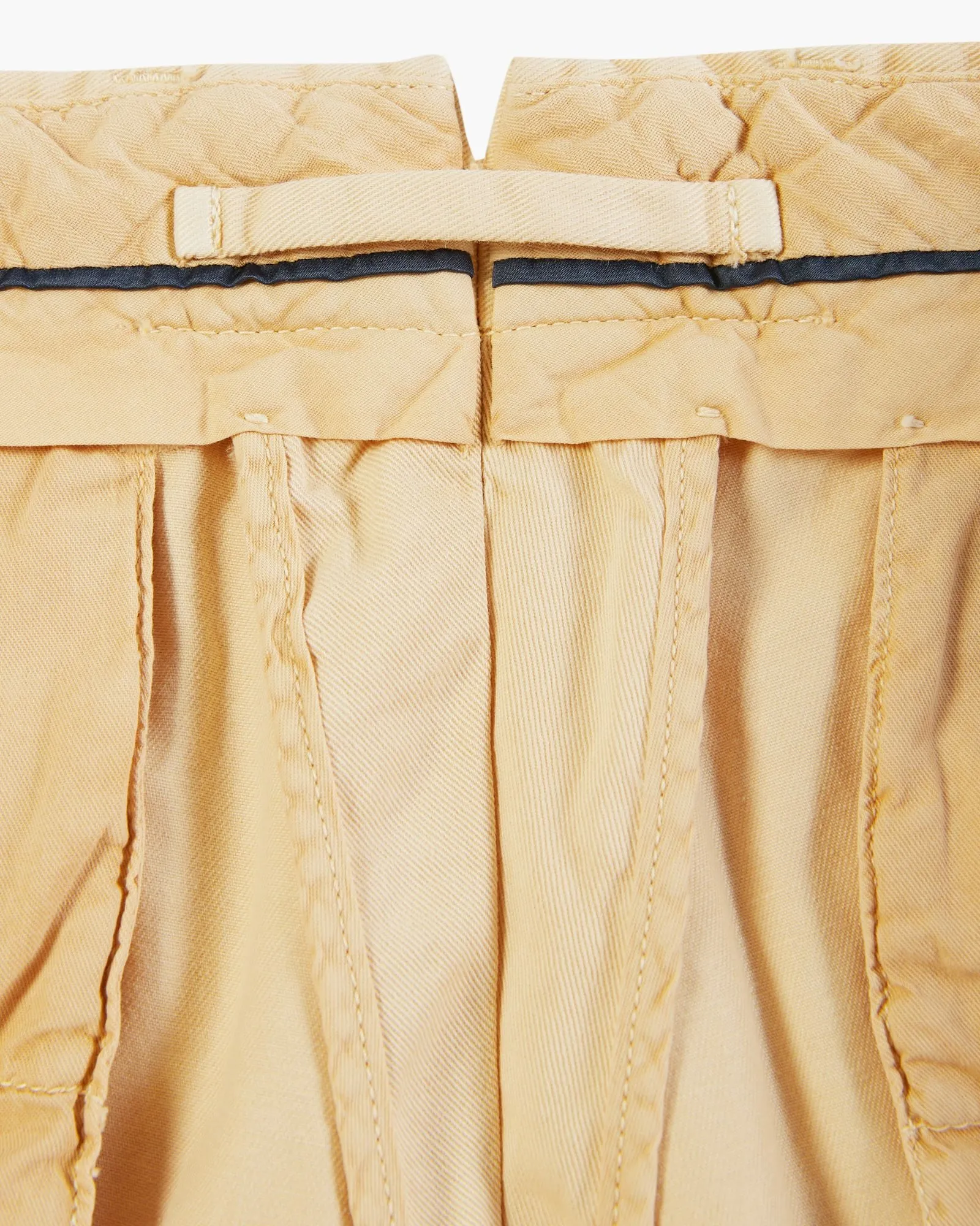 Tapered-fit cotton trousers