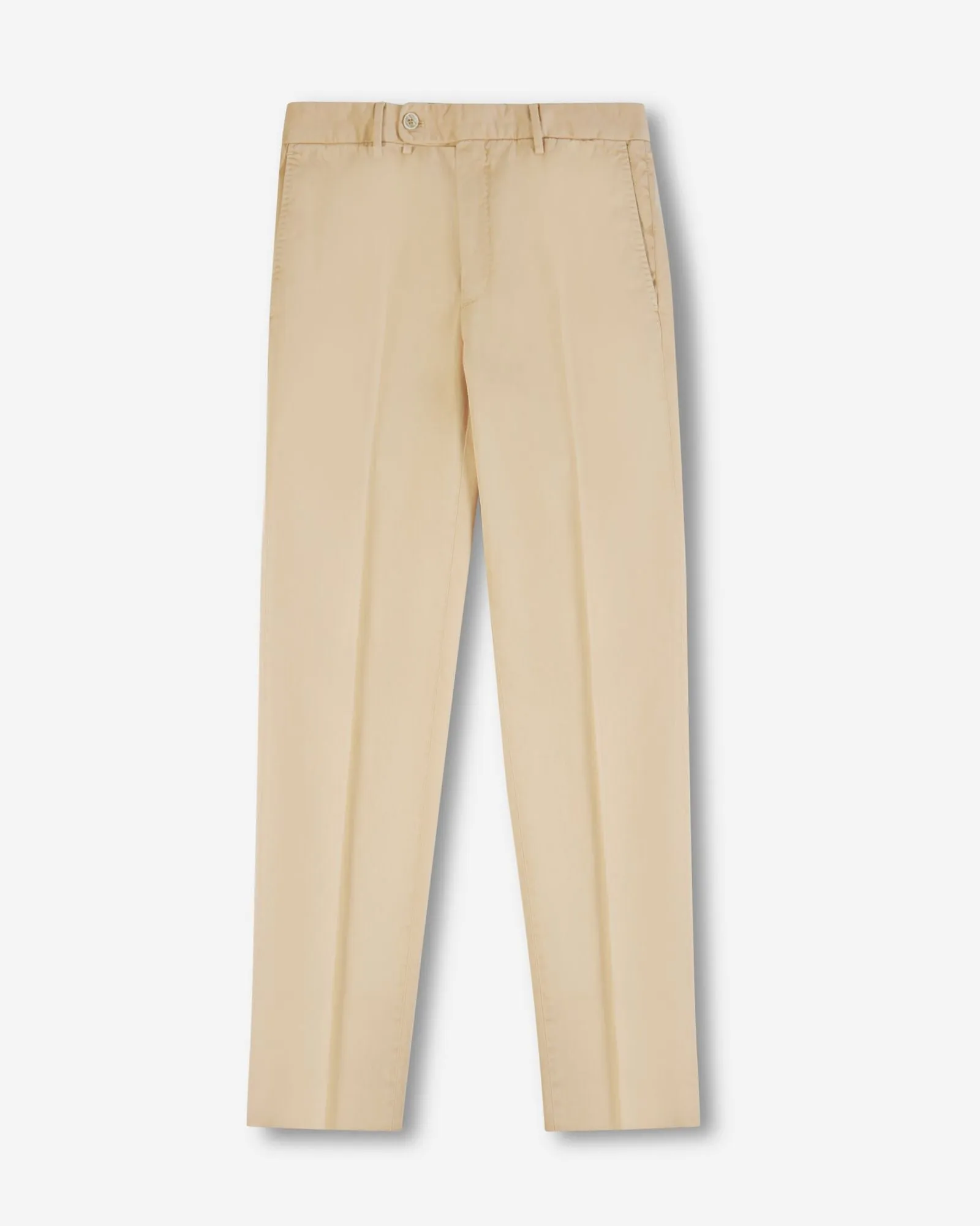Tapered-fit cotton trousers