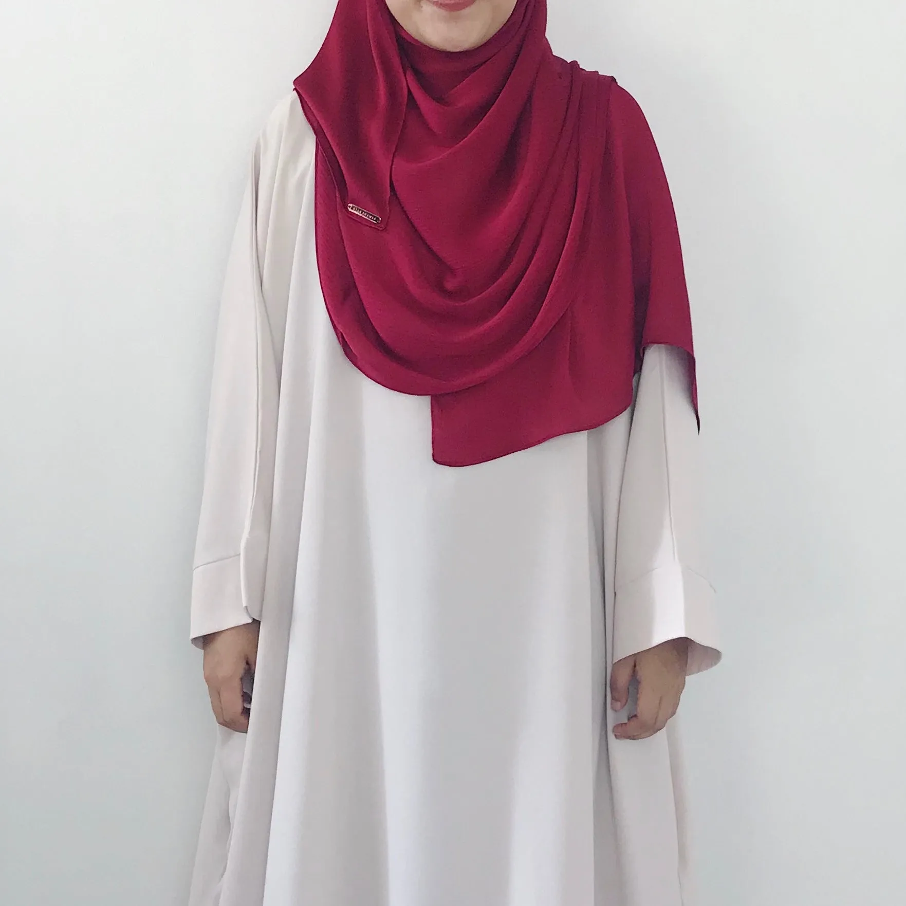 Textured Satin : Cherry