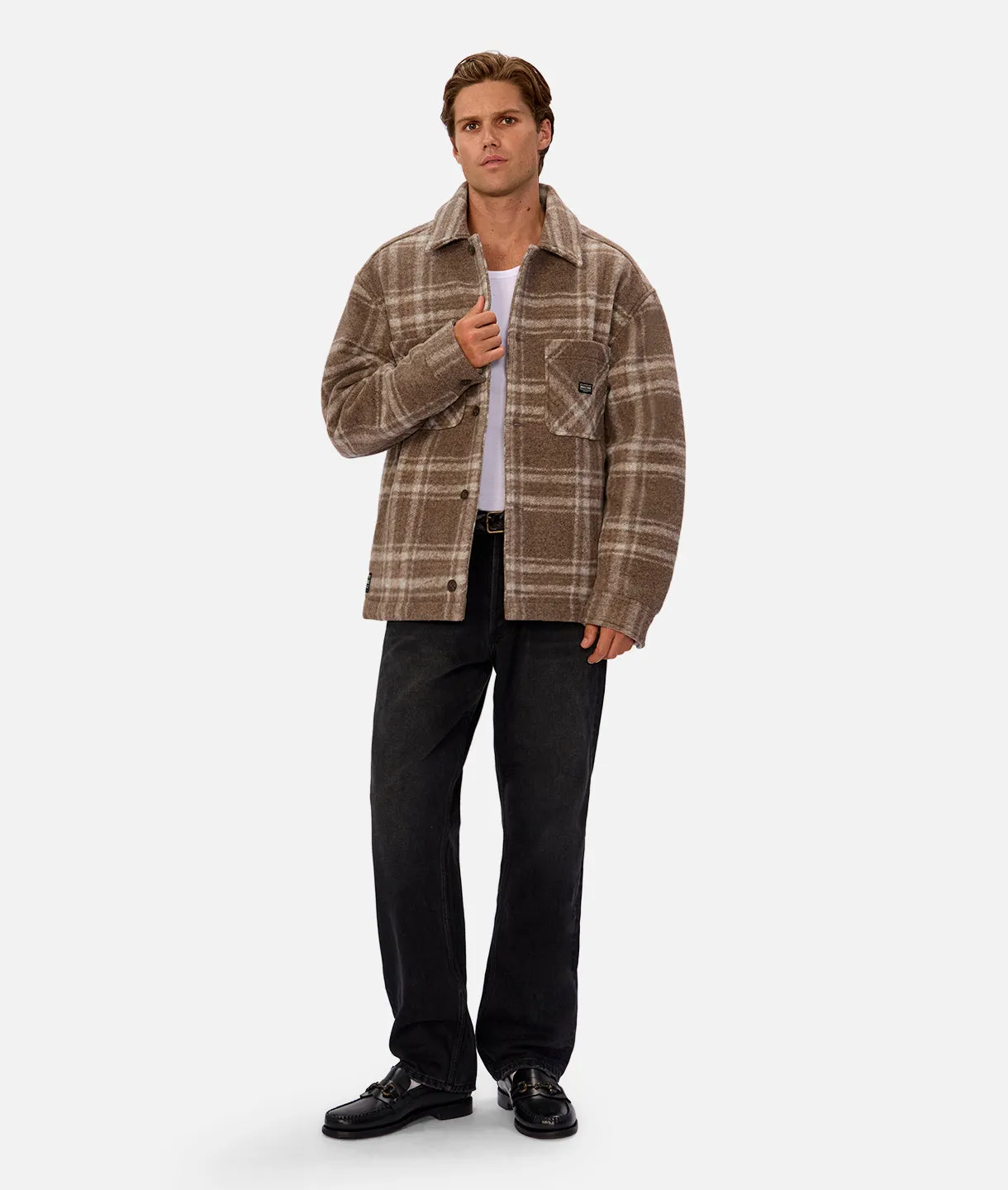 The Bournemouth Jacket - Brown Grey