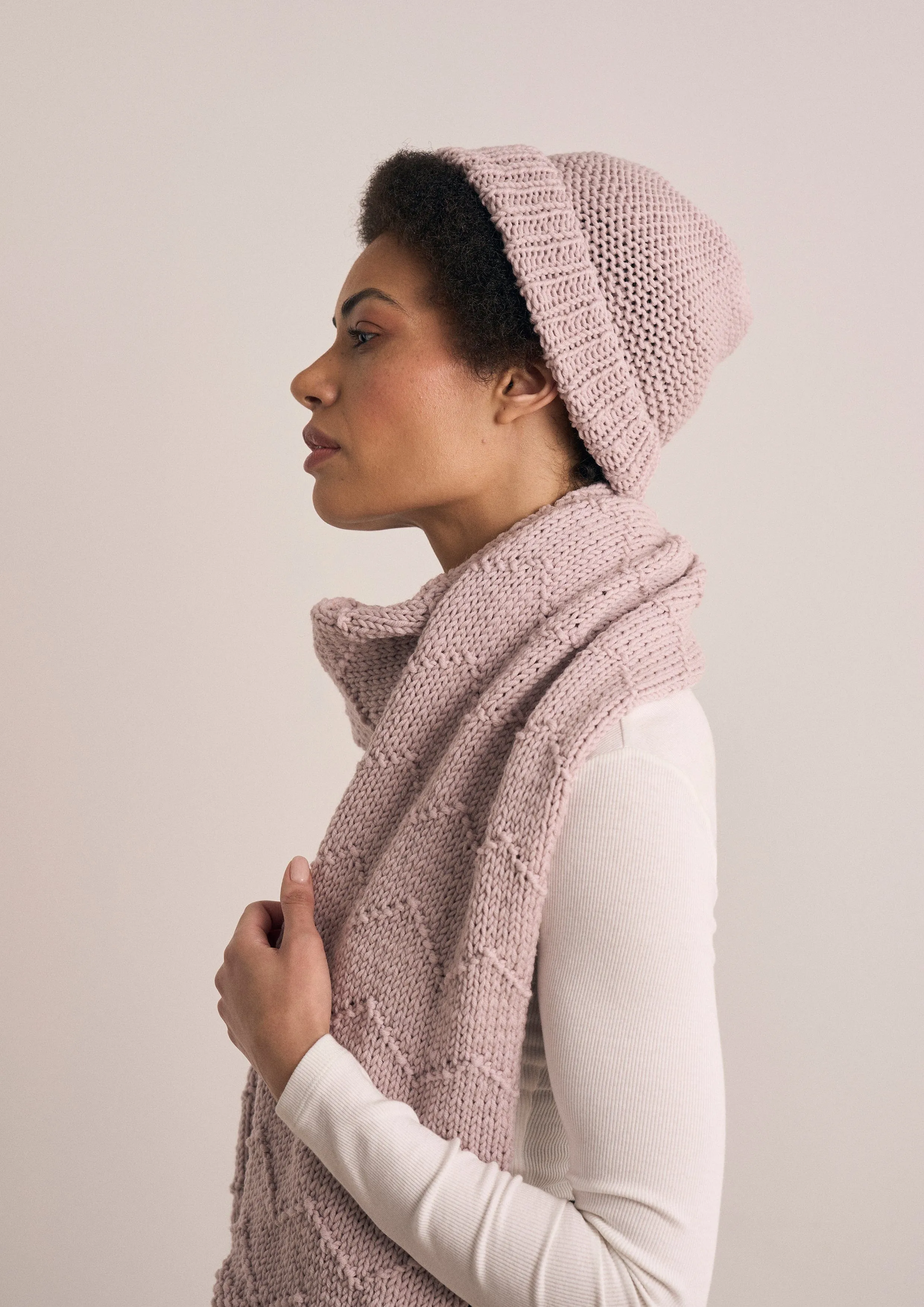 The HOLKHAM Hat & Scarf Set Kit