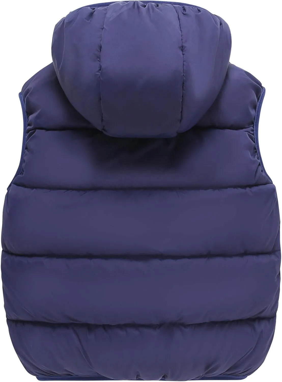 Toddler Winter Puffer Vest Fleece Hooded Sleeveless Jacket Padded Down Waistcoat Outwear for Baby Boys Girls