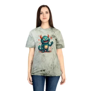 Unisex Color Blast Tee with Green Monster Vibes
