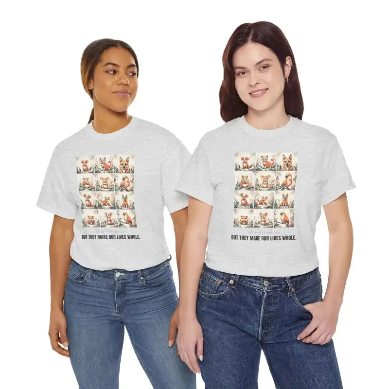 Vibrant Unisex Heavy Cotton Tee they Make us Whole