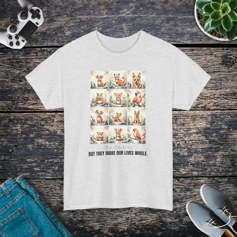 Vibrant Unisex Heavy Cotton Tee they Make us Whole