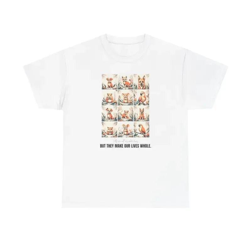 Vibrant Unisex Heavy Cotton Tee they Make us Whole