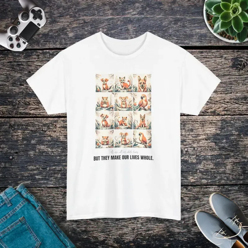 Vibrant Unisex Heavy Cotton Tee they Make us Whole