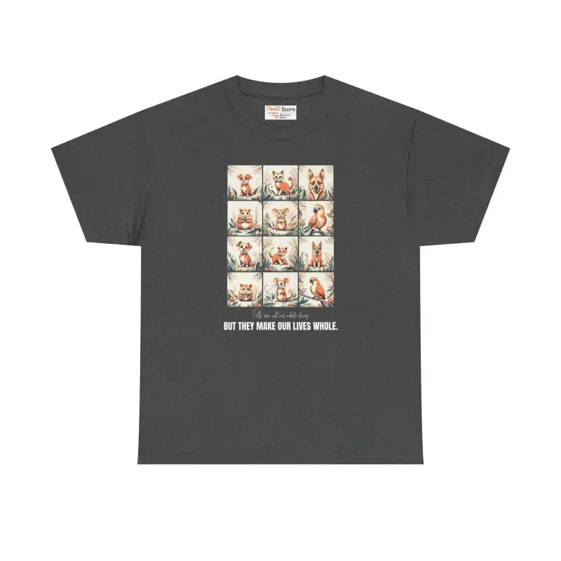 Vibrant Unisex Heavy Cotton Tee they Make us Whole